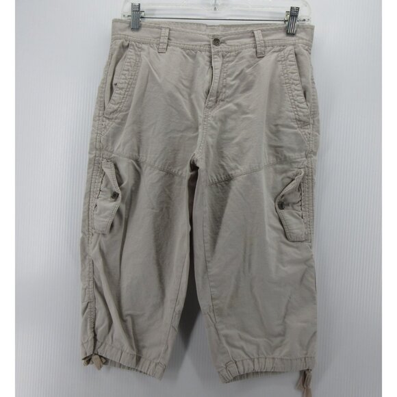 Calvin Klein Pants 30 Cargo Ripstop Outdoor Utility Crop Shorts Y2K * - Picture 1 of 16